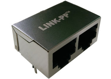 5406443-2 Equivalent Ethernet Rj45 Connectors 1X2 8/8 R/A Shielded , LPJEF102DNL