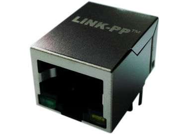 1x RJ45 LPJ0011BENL 정각, 통합되는 10/100M 자기학 변압기