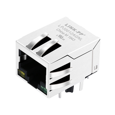 주도한 것을 가진 LPJ0012AGNL 10/100Base-T RJ45 단일 포트 잭