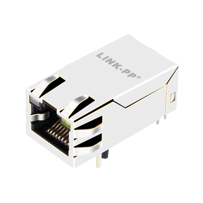 GO/Y LED 위로 2250506-1 RJ45 매그잭 포 1000BASE-T 탭