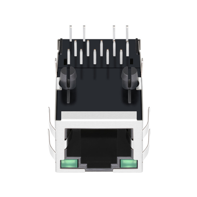 G/G 위로 0875-1G1T-D8 자기학 잭 RJ45 1000BASE-T 1X1 탭은 이르렀습니다