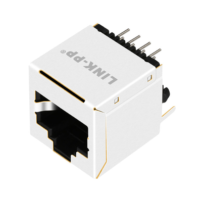 SS-90000-013 RJ45 1x1 잭 수직 이더넷 모듈 커넥터 8P8C