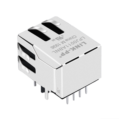 고속 자석 Rj45 커넥터 모듈형 J00-0065NL LED