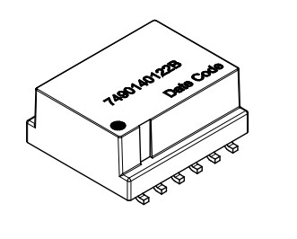 7490140122B 10/100 Base-T SMT 트랜스포머 자기 모듈