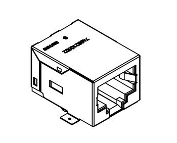 7498210002 100BASE-TX PoE+ RJ45 커넥터