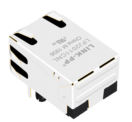 LPJ2011CNL 10/100 Base-T RJ45 MagJack 1x1 포트 터브 업 LED 없이