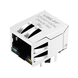 LPJ0011GENL RJ45 모듈라 잭 Mbit 1개 x 10/100의 Ehternet 십자가 13F-64GYDP2NL