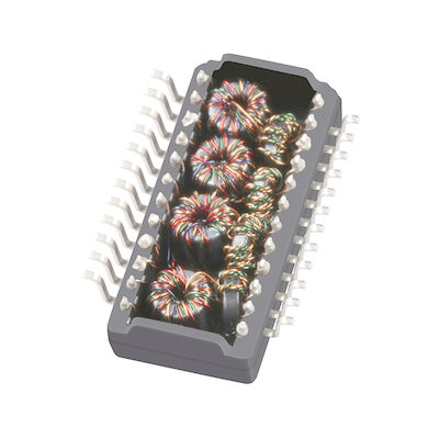 PoE LP82440ANL를 가진 M3295NL/QT24A01 기가비트 이더네트 변압기 24 핀 1X1 항구