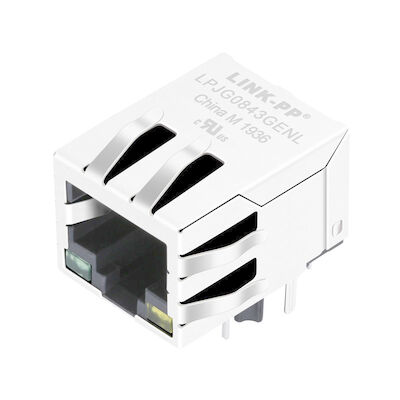 HR931143C 1000 베이스-티 RJ45 트랜스 모듈러 잭 LPJG0843GENL