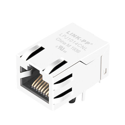 MJF13T25U-KF06B3-0808-LF 100 베이스-티 RJ45 단일 포트 PCB 잭 LPJ1014CNL