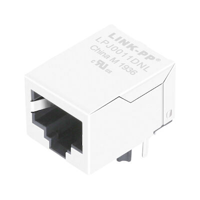 HFJ11-2450E-S1RL의 자기학을 가진 LPJ0011DNL 하나 항구 각이지는 Rj45 연결관