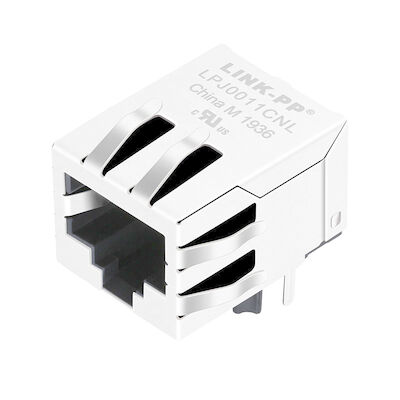 HFJ11-2450-E 10/100BASE-TX 자석 RJ45 잭 단 하나 항구 LPJ0011CNL FastJack