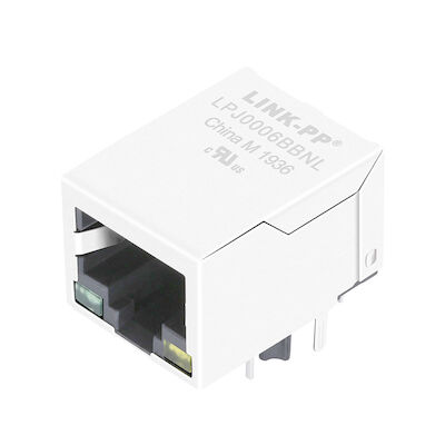 LPJ0006BBNL 4 자석 중핵 RJ45는 소켓 10/100Mbps 이더네트를 보호했습니다