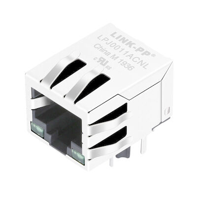 LPJ0011ACNL RJ45 1 x 10/100 Mbit 이더네트 LED 지시자 8p8c