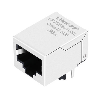 자석 통합 1000Mbps를 가진 LA1S109 LF/KLA1S109 LF 단 하나 Rj45 연결관