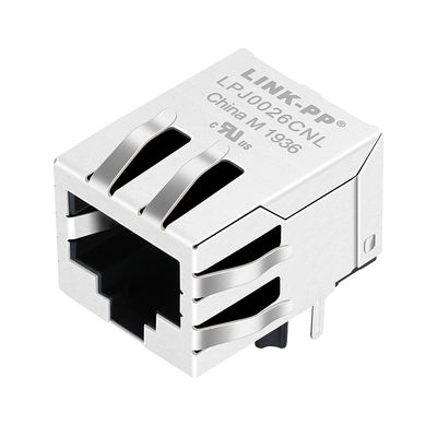J0026D11 RJ45 네트워크 커넥터 100 베이스-티 8p8c는 네트워크 케이블 잭 아래로 라벨을 답니다