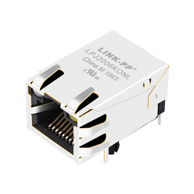 JP006821UNL 100 기초 TX LEDs 8 핀 RJ45를 가진 빠른 이더네트 1x1 탭 위로