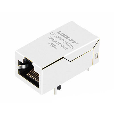 JK0-0018NL 1x2 포트 1000 Base-T Led 이더넷 Lan 포트 네트워크 잭 제외 RJ45 산업용 이더넷 커넥터