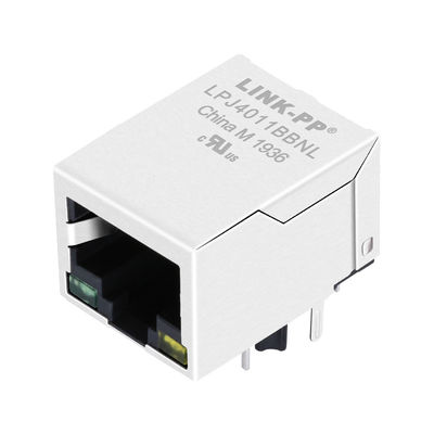 JXR0-0015NLT 10/100 Base-T 탭 아래로 녹색/황색 Led 1x1 포트 Rj45 모듈러 잭