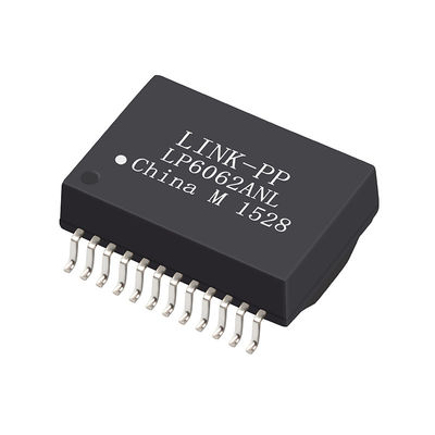 VP6014RZ HF 기가비트 POE+ Lan 이더넷 자기 변압기 1CT SMD 1500Vrms 개방형 헤더
