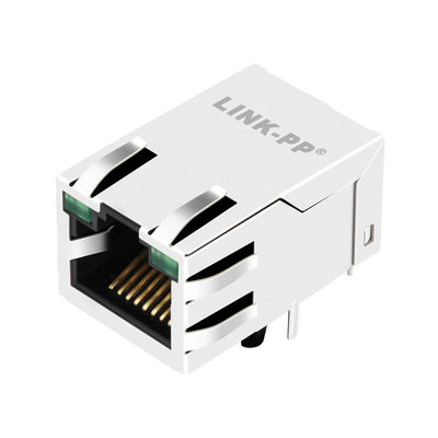 SI-50162-F 탭 위로 녹색 Leds 100 Bset-T 1 포트 RJ45 등록된 잭 LPJ1026AWNL