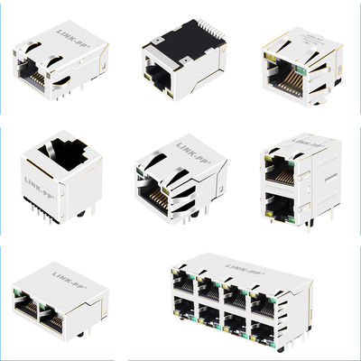 마그네틱 없음 POE/POE/POE+ 포함/포함하지 않는 RJ45 모듈러 잭