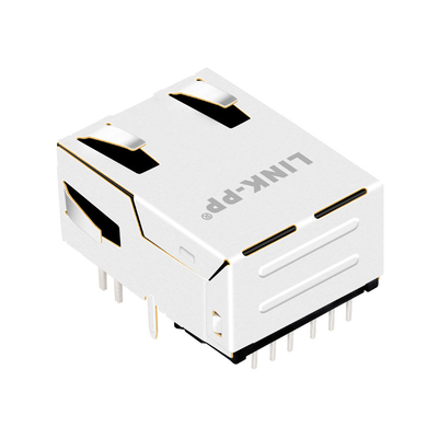 A829-1J1T-KM 저프로파일 RJ45 잭 1000 Base-T 탭(지도된 보호된 1X1 포트 포함)