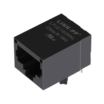 SS-7188-NF 호환 LPJE160NNL 8P8C 탭 다운 RJ45 모듈러 잭(통합 자기 기술 없음)