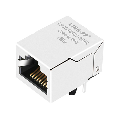 RT9-HK-0002 1x1 공항 통합된 자기학 RJ45는 이끌었지 않고 1000개 베이스-티 탭을 올립니다