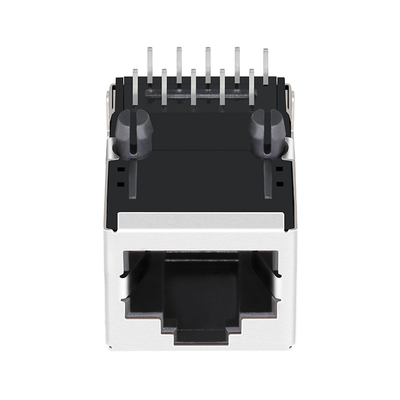 LED 없이 위로 46F-1451NWZ2NL 정류 다이오드 1x1 공항 포 Rj45 암놈 커넥터 100 베이스-티 탭