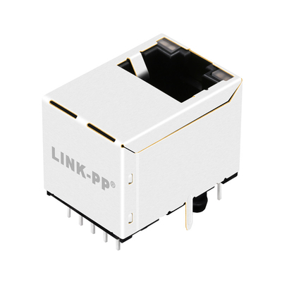 홀 포 RJ45 수직 실장 매그잭  1 공항을 통한 G55-122N-155 10G 베이스-티