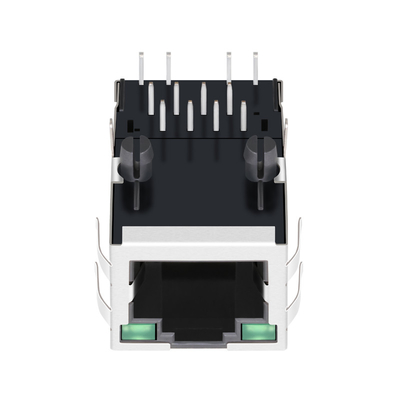 그린 / 녹색 LED와 RJ45 피메일 잭 위로 SI-80024-F 100 베이스-티 1 공항 탭