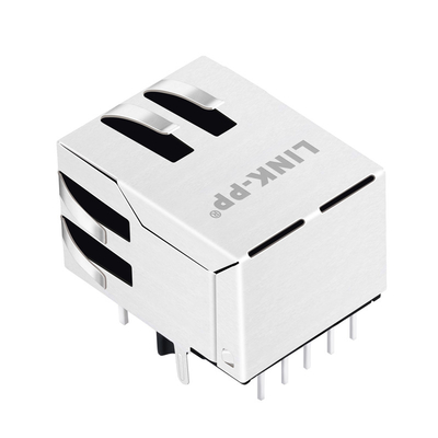 L836-121T-kd 2.5G 베이스-티 탭은 Gy/G가 이끌린 채로 저자세 Rj45 매그잭 암놈 커넥터가 하락합니다