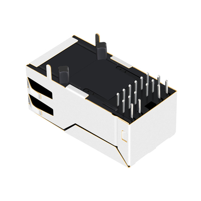 YG/G 위로 1840728-5 1X1 공항 1000BASE-T 1G41 RJ45 매그잭 12PIN 탭은 이르렀습니다