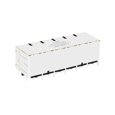 도광관과 JT5-2470NL 2x6 공항 10G 베이스-티 RJ45 자석 커넥터 12P8C