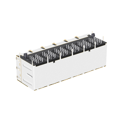 주도한 것을 가진 JT5-2610CNL 10G 베이스-티 2x6 공항 RJ45 자기를 띤 잭스 측면 엔트리 12PIN
