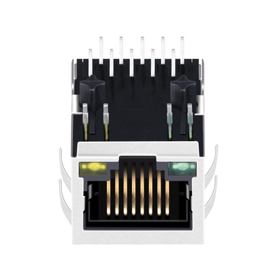 G/Y와 1x1 공항 아래에 있는 JKM-0200NL 100 베이스-티 포 36W Rj45 암놈 커넥터 탭은 이르렀습니다