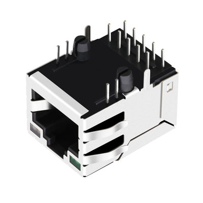 J0G-0210NL 1X1 공항 1000BASE-T 측면 엔트리 RJ45 매그잭 탭 업 12PIN G/OG는 이르렀습니다