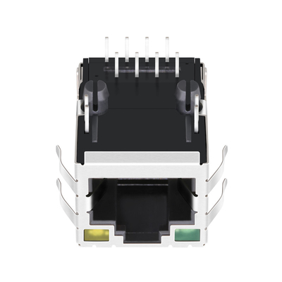 JXD1-9008NLT는 G/Y가 이끌린 채로 한 개의 공항 100 베이스-티 자기를 띤 RJ45 연결기 8P8C 위로 라벨을 답니다