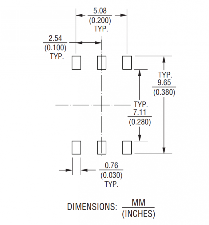 SM91502AL BMS Transformer Datasheet - Recommended PCB Layout